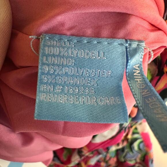 J.‎ McLaughlin Blakely Rose Freshfield Twist Knot Pencil Skirt Floral Size 0 NWT - Picture 6 of 9